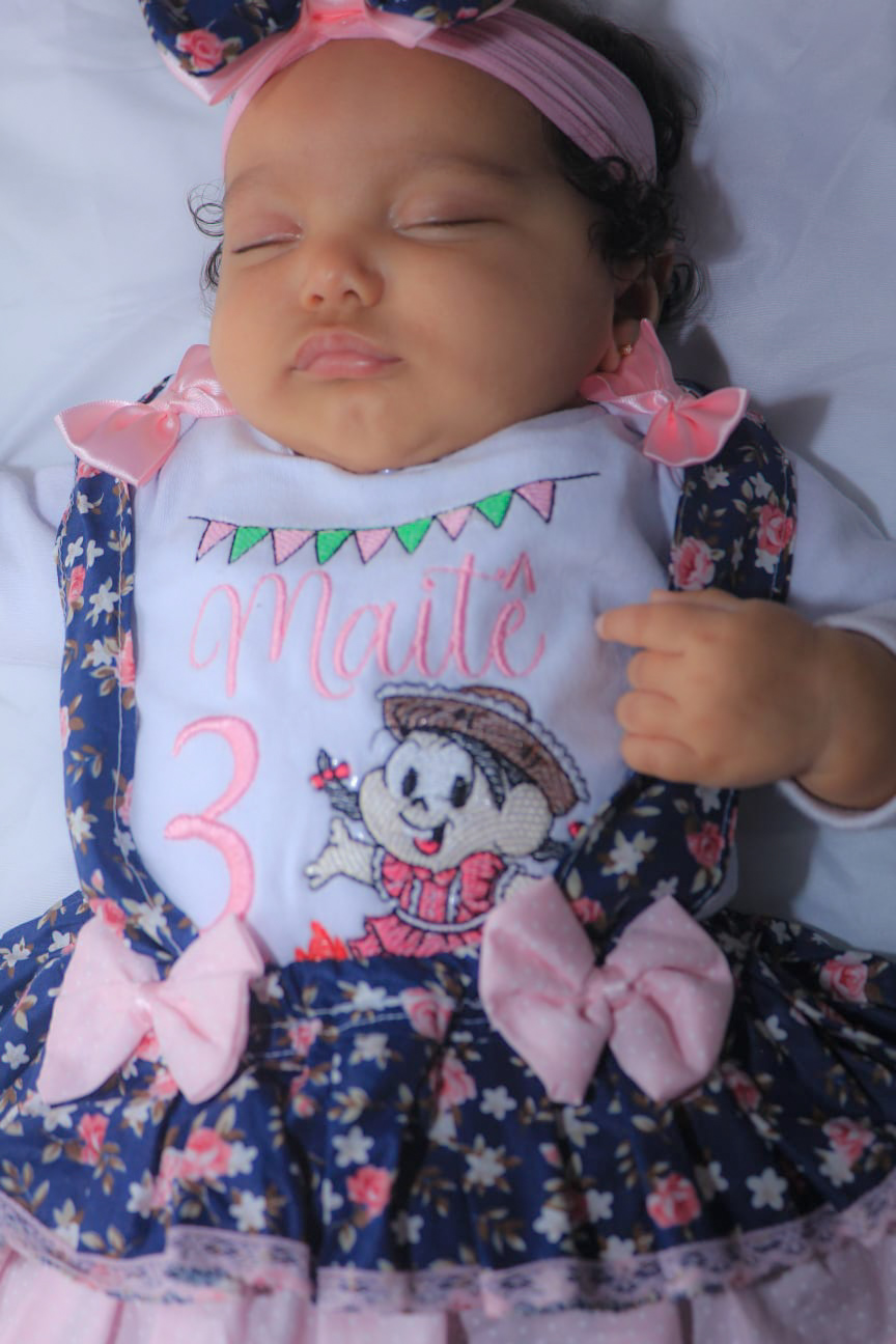 Foto de capa do ensaio Maitê 3 meses